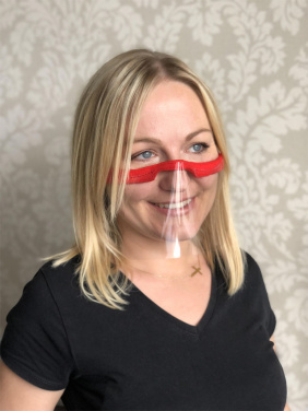Logo trade ärikingituse pilt: KALIPSO näokaitse - läbipaistev mask suu ja nina jaoks 1447162
