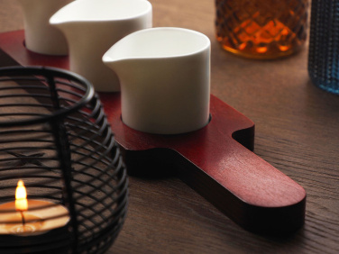 Logo trade reklaamkingituse pilt: Puidust 3 Shot klaasi alusega 1863121