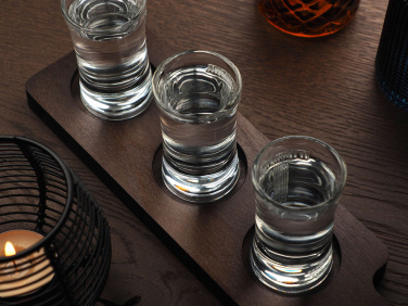 Logo trade reklaamkingituse pilt: Puidust 3 Shot klaasi alusega 1863121