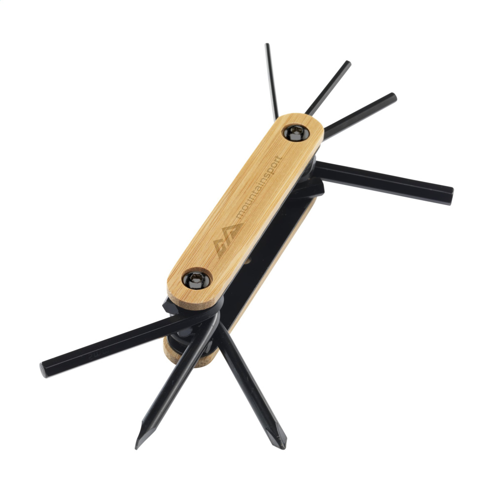 Logo trade reklaamtoote pilt: Bamboo Black Tool multitööriist