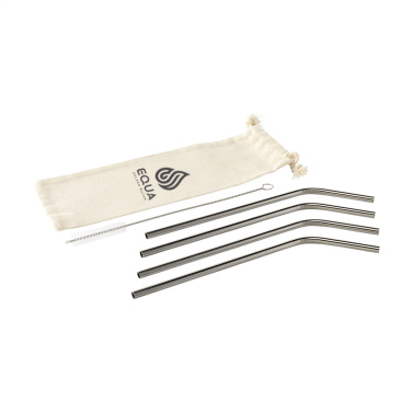 Logotrade firmakingid pilt: ECO RVS 4-osaline ECO Straw roostevabast terasest kõrred