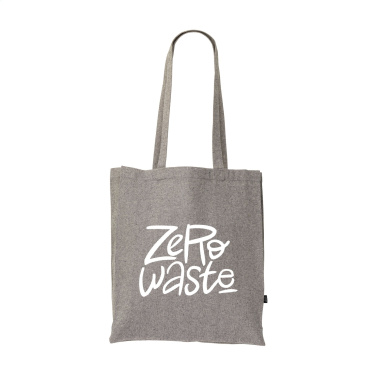 Logo trade firmakingituse pilt: Melange Shopper GRS taaskasutatud lõuendist kott (280 g/m²).