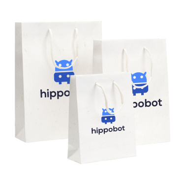 Logo trade reklaamtoote pilt: Õlgkiududega taaskasutatud Leaf It Bag (180 g/m²) S