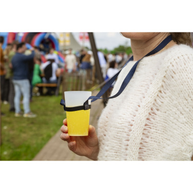 Logotrade ärikingi foto: Sublimatsioontrükiga RPET 1,5 cm pael - topsihoidja