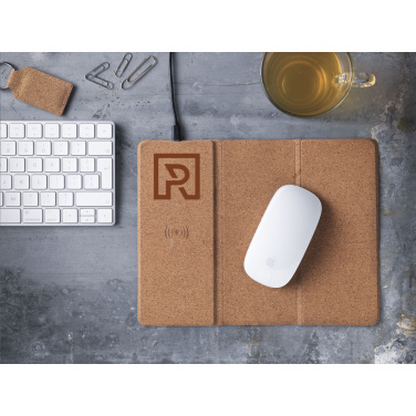 Logotrade reklaamkingi foto: Korgist juhtmevaba laadimisega hiirepadi