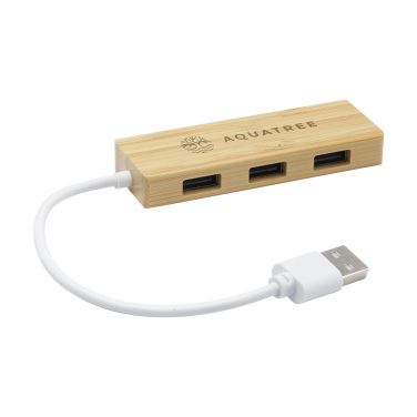 Logotrade reklaamkingituse foto: Bambusest USB-jaotur