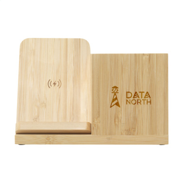 Logotrade firmakingid pilt: Bamboo Boss 15W laadija/pliiatsihoidja