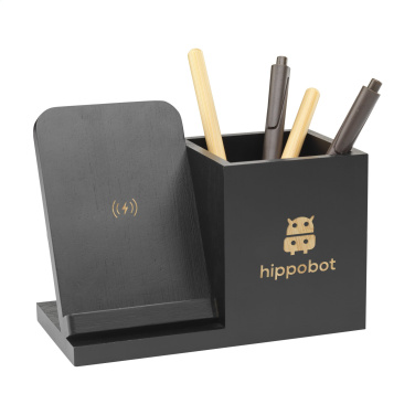 Logotrade ärikingitused pilt: Bamboo Boss 15W laadija/pliiatsihoidja