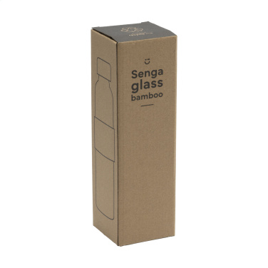 Logotrade ärikingitused pilt: Senga Glass Bamboo 500 ml joogipudel