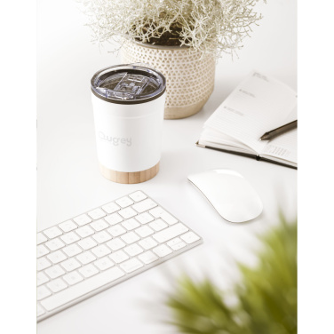 Logotrade ärikingid pilt: Kobe Bamboo RCS Recycled Steel 350 ml kohvitass