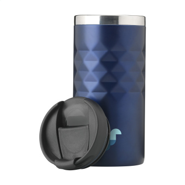 Logo trade reklaamtoote pilt: Geomeetriline mustriga RCS 280 ml termotass