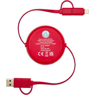 Logotrade reklaamkingid pilt: Punane Alasia 5-in-1 laadimisjuhe