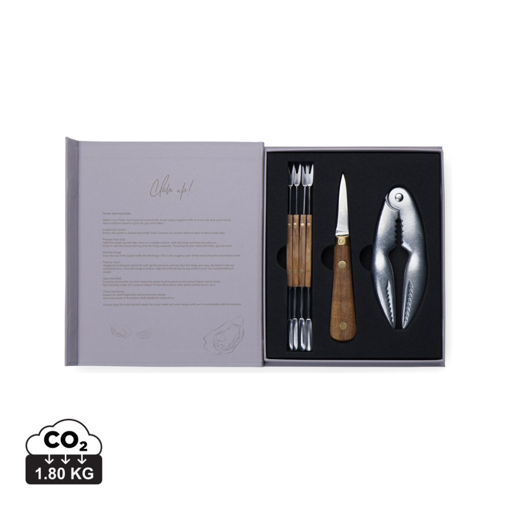 Logotrade firmakingid pilt: VINGA "Story of Seafood" mereannikomplekt