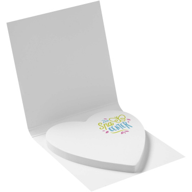 Logotrade firmakingid pilt: Sticky-Mate® pehme kaanega südamekujulised kleeppaberid