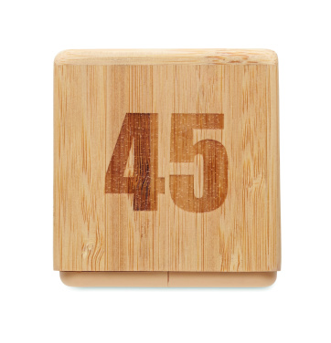 Logotrade firmakingitused pilt: Bambusest taimer CURT