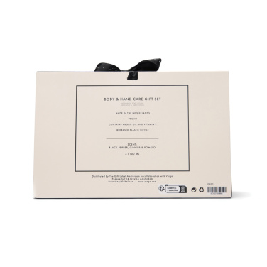 Logo trade firmakingitused foto: VINGA x TGL keha- ja kätehoolduskomplekt