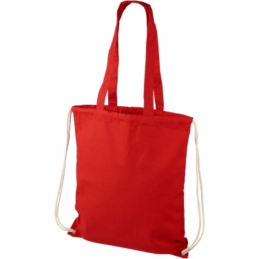Logo trade liikelahja mainoslahja tuotekuva: Eliza 240 g/m² -puuvillareppu kiristysnyörillä 6L