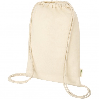 Logo trade liikelahjat mainoslahjat kuva: Orissa 100 g/m² organic cotton drawstring bag 5L