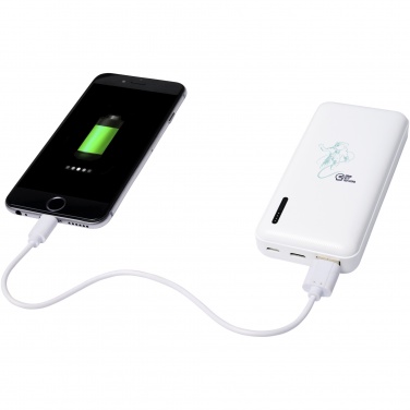 Logotrade liikelahja mainoslahja kuva: Suuritiheyksinen Compress 10 000 mAh varavirtalähde
