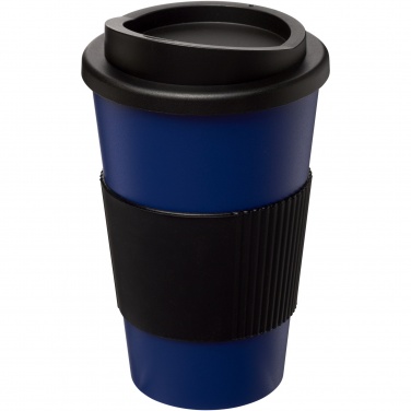 Logotrade mainostuote tuotekuva: Americano® 350 ml eristetty muki oterenkaalla