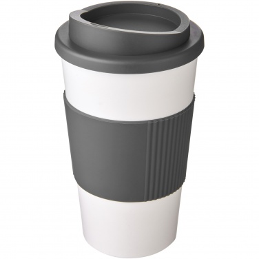 Logo trade mainostuote kuva: Americano® 350 ml eristetty muki oterenkaalla