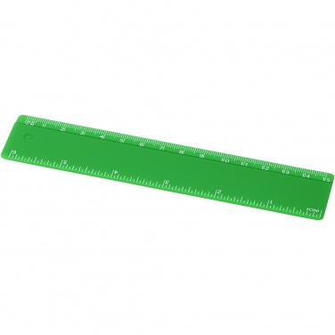 Logotrade mainoslahja ja liikelahja kuva: Renzo-viivain, 15 cm, muovinen