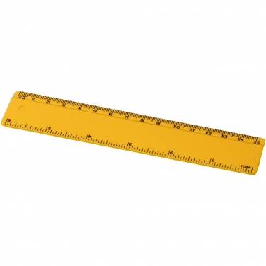 Logotrade mainoslahjat kuva: Renzo-viivain, 15 cm, muovinen