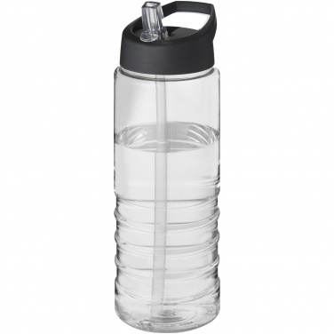 Logo trade mainoslahja ja liikelahja tuotekuva: H2O Active® Treble 750 ml -urheilujuomapullo kaatonokkakannella