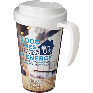 Logo trade liikelahja mainoslahja tuotekuva: Brite-Americano® Grande 350 ml muki, läikyttämätön kansi