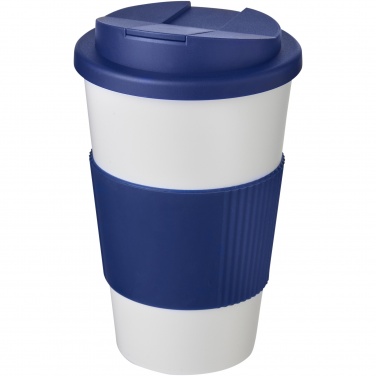 Logo trade liikelahja kuva: Americano® 350 ml muki, läikyttämätön kansi, grippi