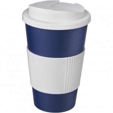 Logo trade mainoslahjat tuotekuva: Americano® 350 ml muki, läikyttämätön kansi, grippi