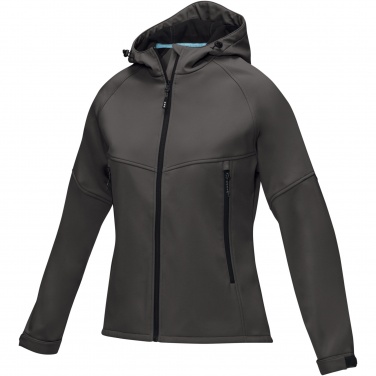 Logotrade liikelahjat kuva: Coltan-softshell-takki naisille, GRS-kierrätetty