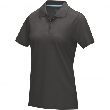 Logo trade liikelahja mainoslahja tuotekuva: Graphite short sleeve women’s organic polo