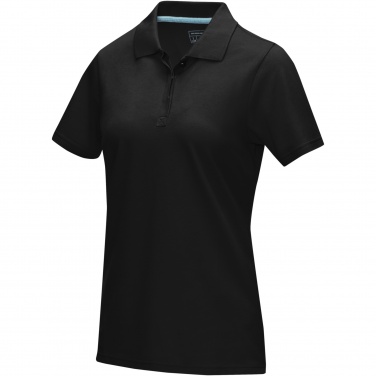 Logo trade liikelahja mainoslahja tuotekuva: Graphite short sleeve women’s organic polo