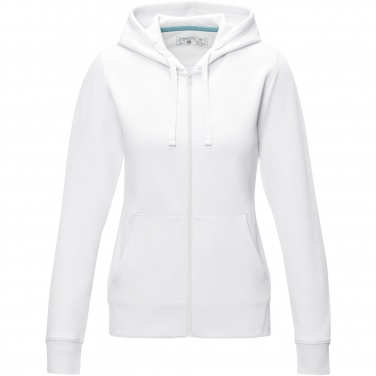 Logotrade mainoslahjat ja liikelahjat tuotekuva: Ruby women’s organic recycled full zip hoodie