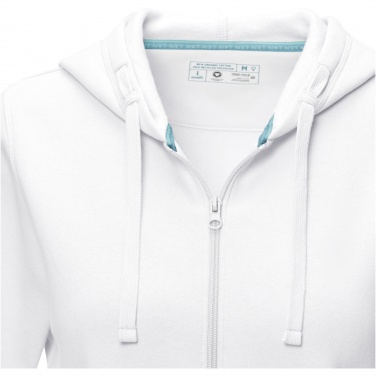 Logotrade mainoslahja ja liikelahja kuva: Ruby women’s organic recycled full zip hoodie