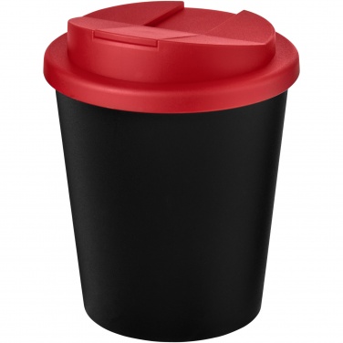 Logo trade mainoslahja kuva: Americano® Espresso Eco 250 ml kahvimuki kierrätetystä materiaalista. Läikkymätön kansi.