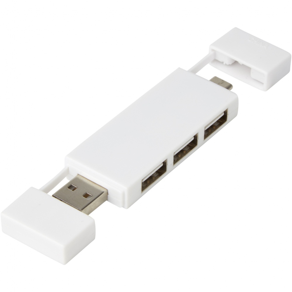 Logotrade mainostuotet kuva: Mulan Kaksois USB 2.0 -hubi