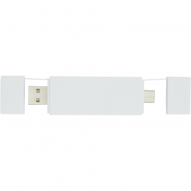 Logotrade mainoslahja tuotekuva: Mulan Kaksois USB 2.0 -hubi