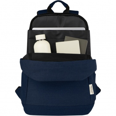 Logo trade liikelahja kuva: Joey 15,6" GRS-kierrätetystä kankaasta valmistettu varkaudenestoreppu kannettavalle 18 l