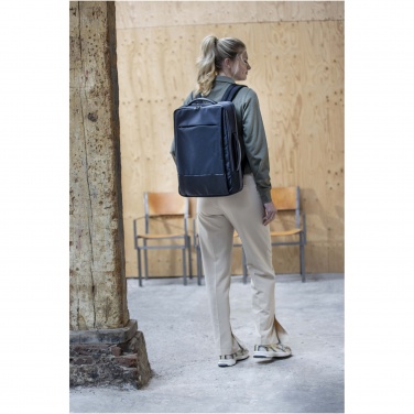 Logo trade mainoslahja ja liikelahja tuotekuva: Expedition Pro 17 tuuman GRS-kierrätetystä materiaalista valmistettu laajennettava reppu kannettavalle, 35 l