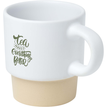 Logo trade liikelahja kuva: Olympia 130 ml:n pinottava savipohjainen espressokuppi