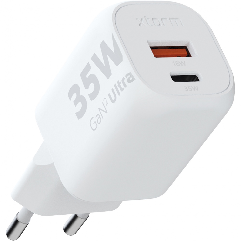 Logo trade liikelahjat tuotekuva: Xtorm XEC035 GaN²Ultra 35 W seinälaturi