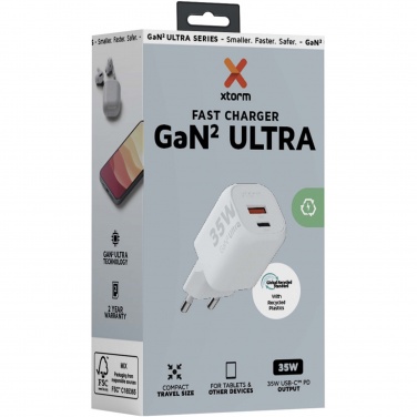Logotrade liikelahjat kuva: Xtorm XEC035 GaN²Ultra 35 W seinälaturi