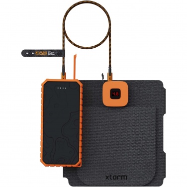 Logo trade liikelahja kuva: Xtorm XR2S28 SolarBooster 28 W:n taitettava aurinkopaneeli