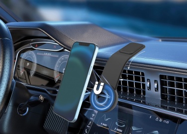 Logotrade liikelahja mainoslahja kuva: DriveGrip RCS muovinen magneettinen puhelinpidike autoon