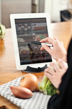 Logo trade liikelahja kuva: Chef-tablettiteline kosketuskynällä