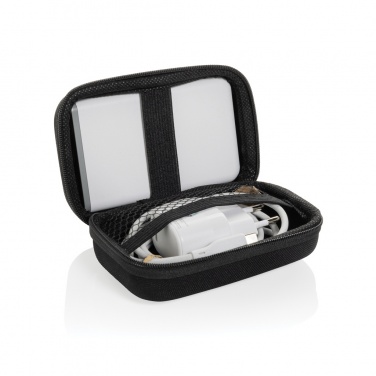 Logotrade mainoslahja tuotekuva: Surge RCS kierrätetty PET 20W tyyppi C lataussetti 3 kpl