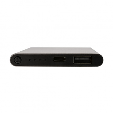 Logotrade mainostuotet kuva: 4000mAh virtapankki USB-C:llä RCS muovista/alumiinista