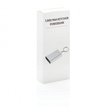 Logo trade liikelahja kuva: 1.000mAh varavirtalähde avaimenperä
